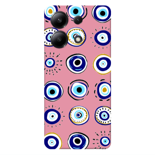 Xiaomi Redmi Note 13 4G Beads Pink Colored Silicone TPU Θήκη