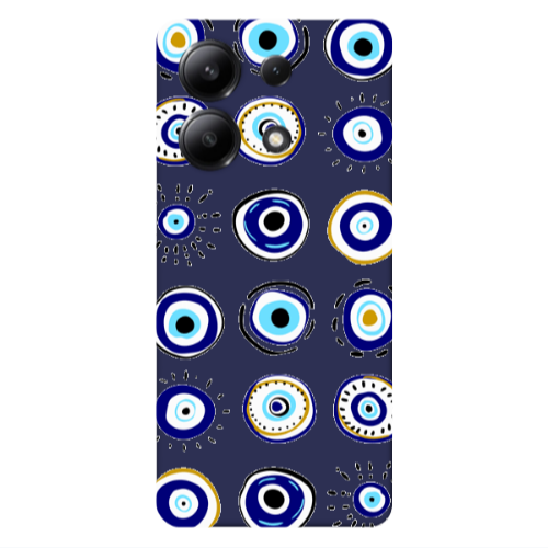 Xiaomi Redmi Note 13 4G Beads Dark blue Colored Silicone TPU Θήκη
