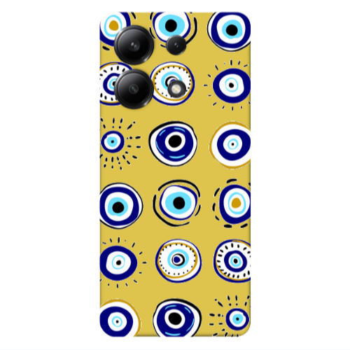 Xiaomi Redmi Note 13 4G Beads Yellow Colored Silicone TPU Θήκη