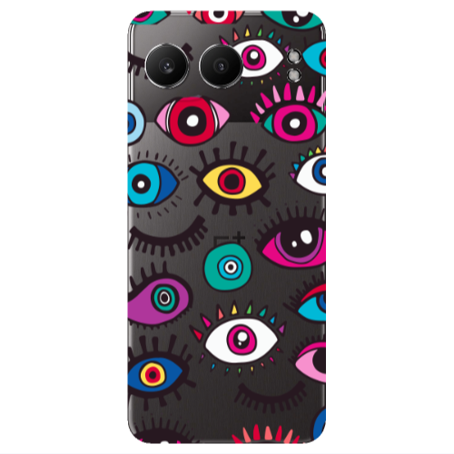 Oneplus Nord 4 Multiple eyes Transparent Silicone TPU Θήκη