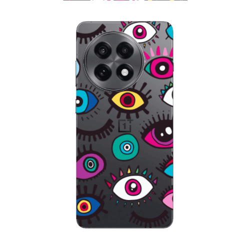 Oneplus 13 5G Multiple eyes Transparent Silicone TPU Θήκη