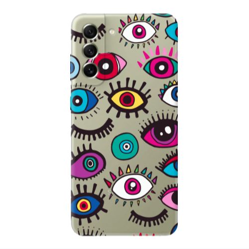 Samsung S22 Multiple eyes Transparent Silicone TPU Θήκη