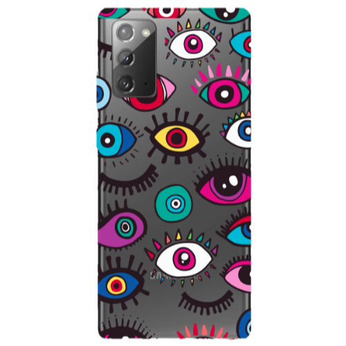 Samsung Note 20 Multiple eyes Transparent Silicone TPU Θήκη