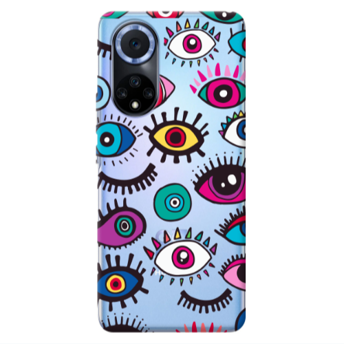 Huawei Nova 9 Multiple eyes Transparent Silicone TPU Θήκη