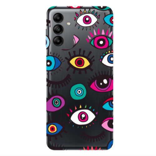 Samsung A13 5G Multiple eyes Transparent Silicone TPU Θήκη