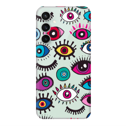 Samsung S24 Plus Multiple eyes Transparent Silicone TPU Θήκη