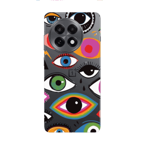 Oneplus 13 5G Colorful eyes Transparent Silicone TPU Θήκη