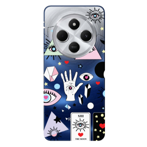 Xiaomi Redmi 14c Pyramid eyes Transparent Silicone TPU Θήκη