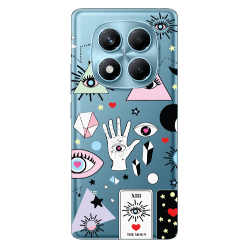 Xiaomi Redmi Note 14 Pro Pyramid eyes Transparent Silicone TPU Θήκη