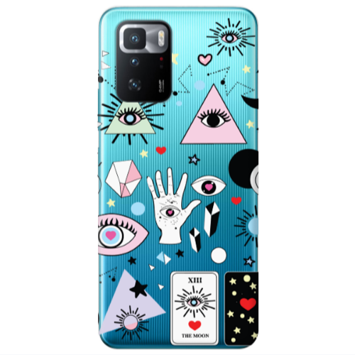 Xiaomi Poco X3 GT Pyramid eyes Transparent Silicone TPU Θήκη