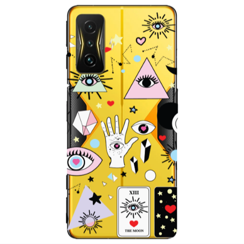 Xiaomi Poco F4 Gt Pyramid eyes Transparent Silicone TPU Θήκη