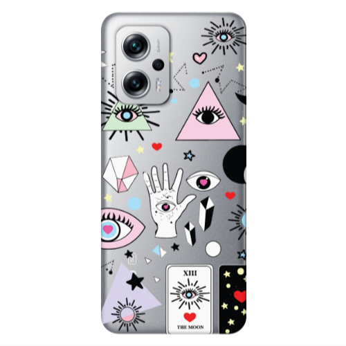 Xiaomi Poco X4 GT Pyramid eyes Transparent Silicone TPU Θήκη