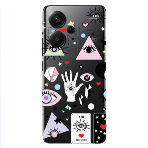 Xiaomi Redmi Note 13 Pro+ 5G  Pyramid eyes Transparent Silicone TPU Θήκη