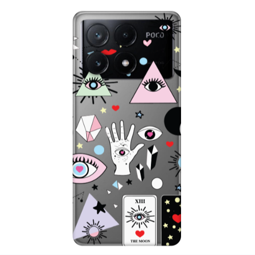 Xiaomi Poco X6Pro 5G Pyramid eyes Transparent Silicone TPU Θήκη