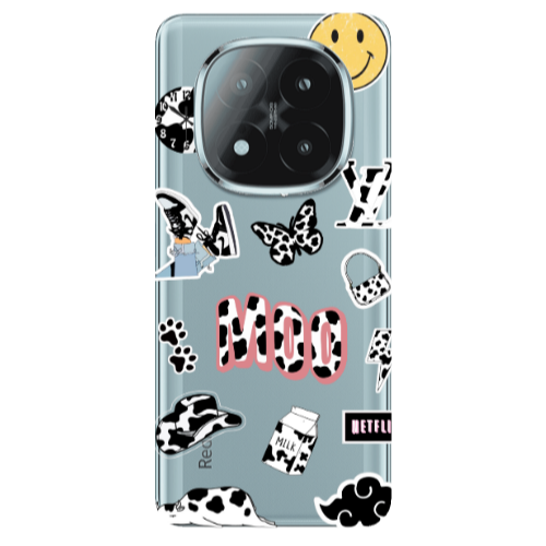 Xiaomi Redmi Note 14 Pro + 5g Find Yourself 6 Transparent Silicone TPU Θήκη