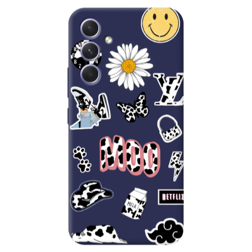 Samsung A56 Find Yourself 6 Dark blue Colored Silicone TPU Θήκη