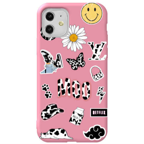 Apple iPhone 11  Find Yourself 6 Pink Colored Silicone TPU Θήκη