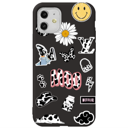 Apple iPhone 11  Find Yourself 6 Black Colored Silicone TPU Θήκη
