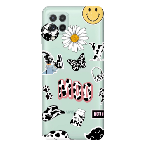 Samsung A22 4G Find Yourself 6 Transparent Silicone TPU Θήκη