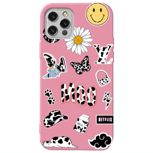 Apple iPhone 13 Pro Find Yourself 6 Pink Colored Silicone TPU Θήκη