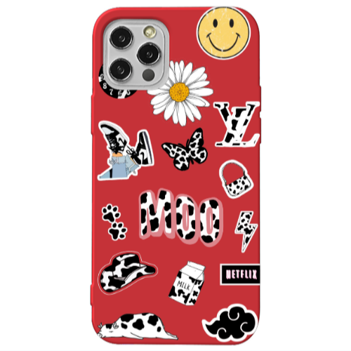 Apple iPhone 13 Pro Find Yourself 6 Red Colored Silicone TPU Θήκη