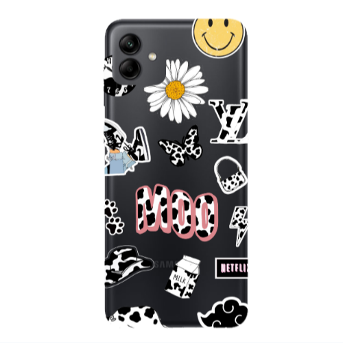 Samsung A04 Find Yourself 6 Transparent Silicone TPU Θήκη
