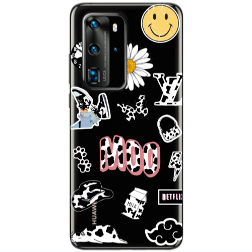 Huawei P40 Pro Find Yourself 6 Transparent Silicone TPU Θήκη