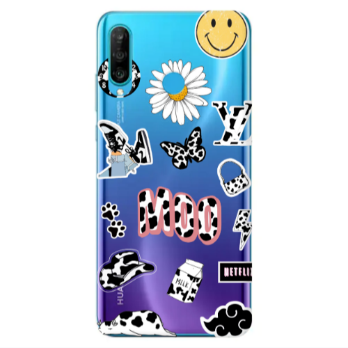 Huawei P30 Lite Find Yourself 6 Transparent Silicone TPU Θήκη