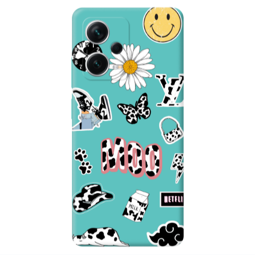 Xiaomi Poco X5 Find Yourself 6 Turquoise Colored Silicone TPU Θήκη