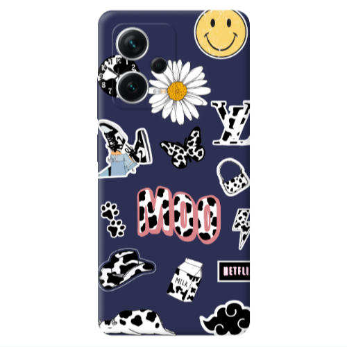 Xiaomi Poco X5 Find Yourself 6 Dark blue Colored Silicone TPU Θήκη