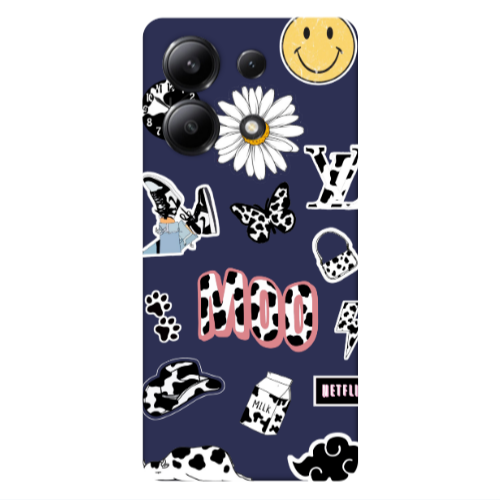 Xiaomi Redmi Note 13 4G Find Yourself 6 Dark blue Colored Silicone TPU Θήκη