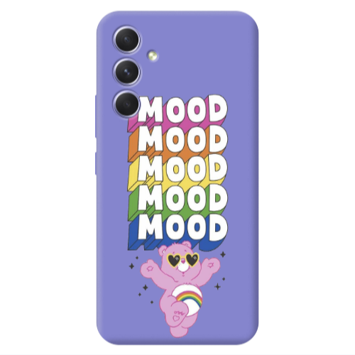 Samsung A56 Mood Purple Colored Silicone TPU Θήκη