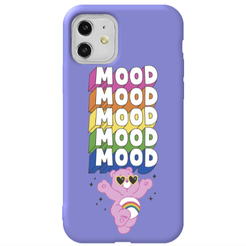 Apple iPhone 11  Mood Purple Colored Silicone TPU Θήκη