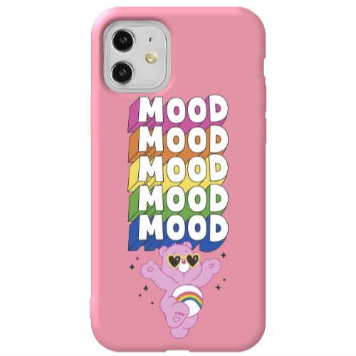 Apple iPhone 11  Mood Pink Colored Silicone TPU Θήκη