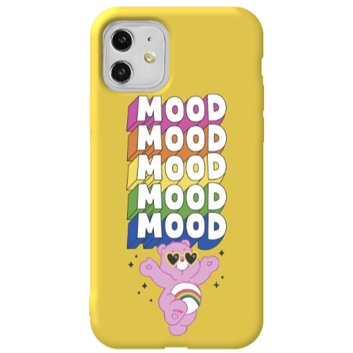 Apple iPhone 11  Mood Yellow Colored Silicone TPU Θήκη