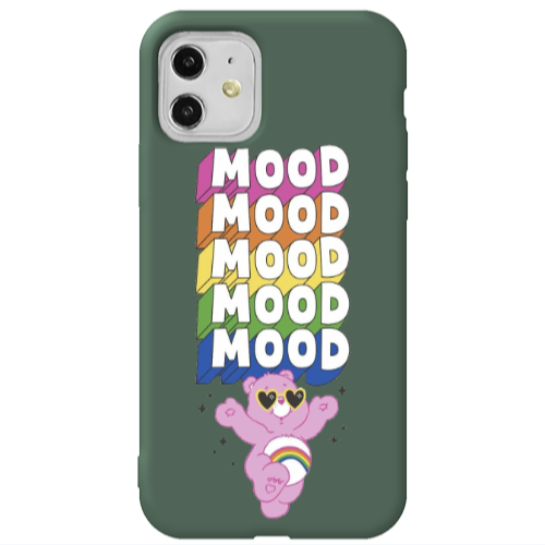 Apple iPhone 11  Mood Dark Green Colored Silicone TPU Θήκη