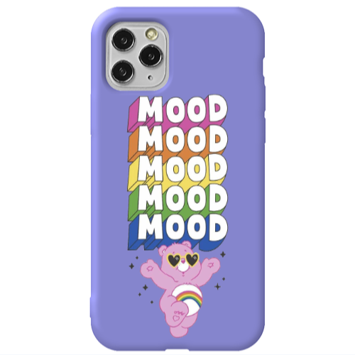 Apple iPhone 11 Pro Mood Purple Colored Silicone TPU Θήκη
