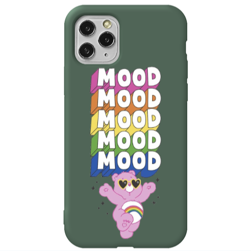 Apple iPhone 11 Pro Mood Dark Green Colored Silicone TPU Θήκη