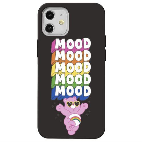 Apple iPhone 12 Mood Black Colored Silicone TPU Θήκη