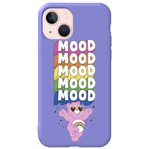 Apple iPhone 13 Mood Purple Colored Silicone TPU Θήκη