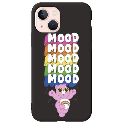 Apple iPhone 13 Mood Black Colored Silicone TPU Θήκη