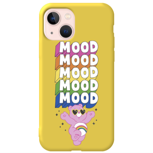 Apple iPhone 13 Mood Yellow Colored Silicone TPU Θήκη