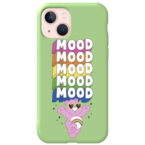 Apple iPhone 13 Mood Light Green Colored Silicone TPU Θήκη