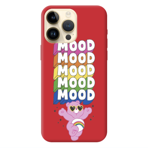 Apple iPhone 13 Pro Max Mood Red Colored Silicone TPU Θήκη