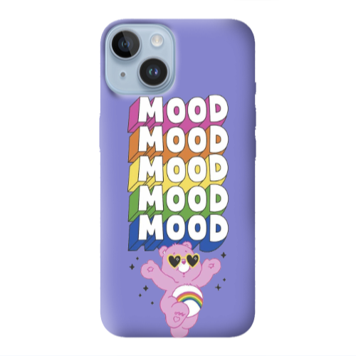 Apple iPhone 14  Mood Purple Colored Silicone TPU Θήκη
