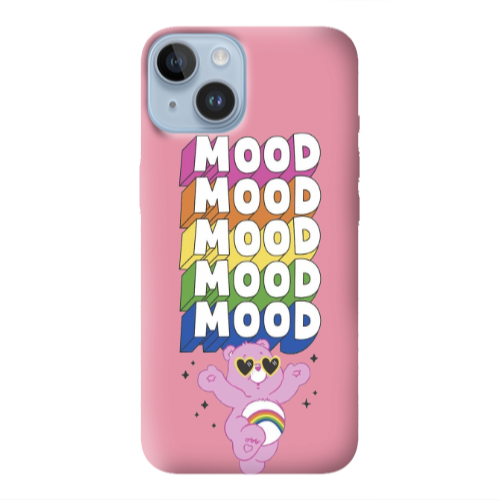 Apple iPhone 14  Mood Pink Colored Silicone TPU Θήκη