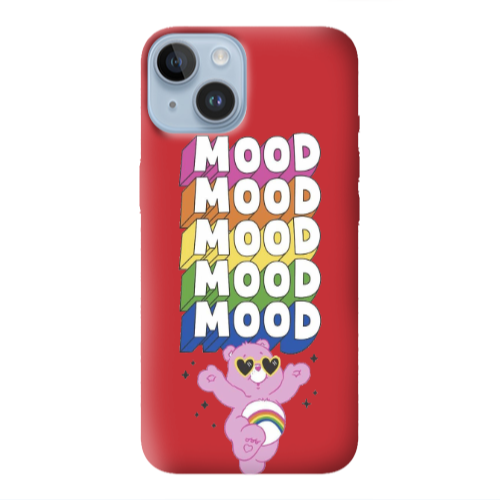 Apple iPhone 14 Plus Mood Red Colored Silicone TPU Θήκη