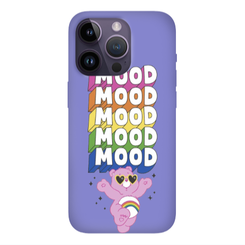 Apple iPhone 14 Pro  Mood Purple Colored Silicone TPU Θήκη