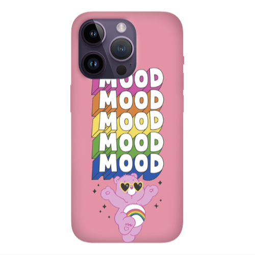 Apple iPhone 14 Pro  Mood Pink Colored Silicone TPU Θήκη