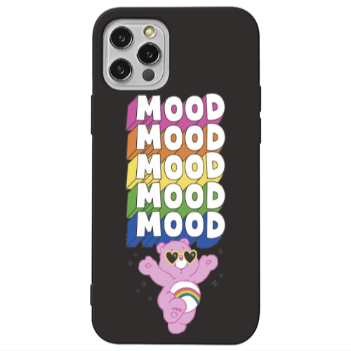 Apple iPhone 12 Pro Mood Black Colored Silicone TPU Θήκη